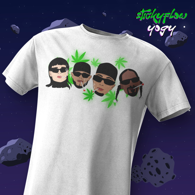 propuesta remera blanca estampado tamano cuadrado